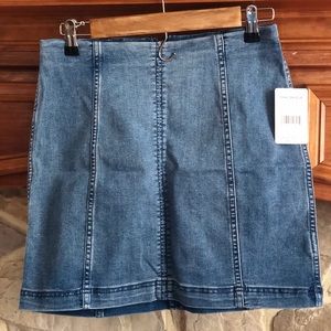 NWT Free People Jean skirt